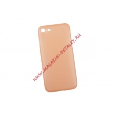 Защитная крышка 0,4 мм для Apple iPhone 7 оранжевая, матовая