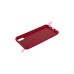 Защитная крышка "Meephone" A Good Design для iPhone X  кожа с тканью (красная)