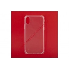 Силиконовый чехол "LP"  для iPhone Xs ударопрочный TPU Armor Case (прозрачный) европакет