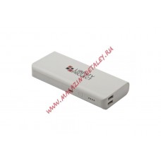 Универсальный внешний аккумулятор LP Li-ion 13000mAh + 2 USB выхода 1А + 2,1А серый, коробка