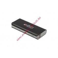 Универсальный внешний аккумулятор LP Li-ion 13000mAh + 2 USB выхода 1А + 2,1А черный, коробка