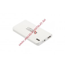 Универсальный внешний аккумулятор LP Li-Pol 4000mAh + USB выход 2,1А белый