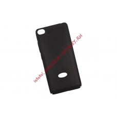 Защитная крышка для Xiaomi Mi 5S"LP" Сетка Soft Touch (черная) европакет
