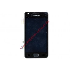 Дисплей (экран) в сборе с тачскрином full set для Samsung Galaxy S2 I9100 GT-i9100 черный цвет
