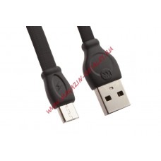 USB кабель WK Fast Cable WDC-023 Micro USB 1 метр черный