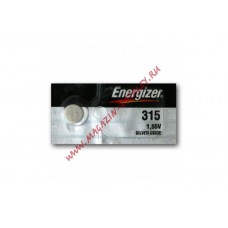 Элемент питания Energizer Silver Oxide 315 1шт. (635321)