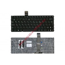 Клавиатура для ноутбука Asus Eee PC 1060 1025 1025C, 1025CE черная (шлейф 24pin, с креплениями с обратной стороны)