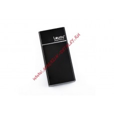 Универсальный внешний аккумулятор Leyou LY-690 2 USB выход 1А + 2А, 6000 мАч, черный, прозрачный бокс