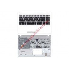 Клавиатура (топ-панель) для ноутбука Asus X551 белая