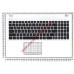 Клавиатура (топ-панель) для ноутбука Asus X551 белая