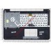 Клавиатура (топ-панель) для ноутбука Asus X555 черно-серебристая