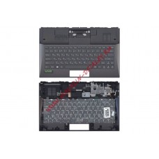 Клавиатура (топ-панель) для ноутбука Sony VAIO SVD13 черная с подсветкой