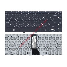 Клавиатура для ноутбука Acer Aspire R7-571, R7-571G, R7-572, R7-572G черная c подсветкой без рамки