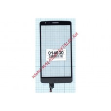 Сенсорное стекло - тачскрин для LG G3 D724 черный + серебро