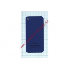 Задняя крышка для iPhone 4/4s (OEM) синяя