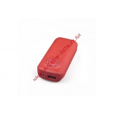 Универсальный внешний аккумулятор MICHL Li-ion 1 USB выход 1А, 5600 мАч, красный