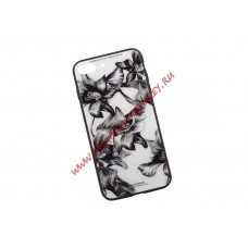 Чехол для Apple iPhone 7 Plus WK Azure Stone Series Glass Protective Case лилии на белом