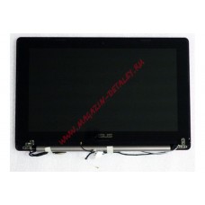 Экран в сборе (матрица + сенсорный экран) для ASUS VivoBook X202E розовая крышка в сборе