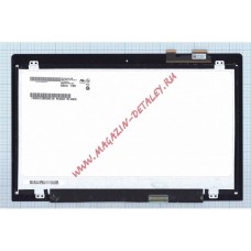 Экран в сборе (матрица B140XW03 V.0 +тачскрин TCP14F21) для Asus S400 черный