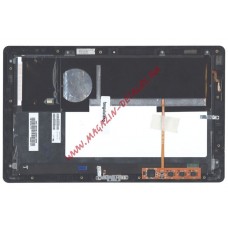 Дисплей (экран) в сборе с тачскрином для Samsung Series 7 11.6" XE700T1A черный с рамкой