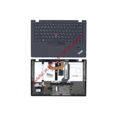 Клавиатура (топ-панель) для ноутбука Lenovo ThinkPad X1 Carbon черная