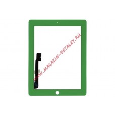Сенсорное стекло (тачскрин) для Ipad 3 4 зеленое