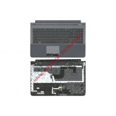 Клавиатура (топ-панель) для ноутбука Samsung RC520 NP-RC520 темно-серый металлик