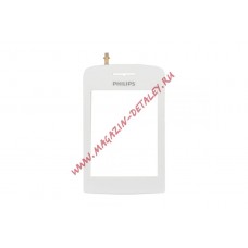 Сенсорное стекло (тачскрин) для Philips Xenium X331 белый