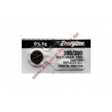 Элемент питания Energizer Silver Oxide 395/399 1шт. 635703/E1119901