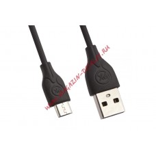 USB кабель WK Ultra Speed Pro Cable WDC-041m Micro USB черный