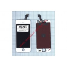 Дисплей (экран) в сборе с тачскрином для iPhone 5S (Foxconn) черный