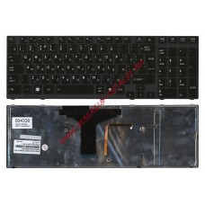 Клавиатура для ноутбука Toshiba Satellite A660 A665 A660D A665D Toshiba Qosmio X770 X775 P750 P755  черная с подсветкой