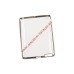 Силиконовый чехол TPU Case для Apple iPad 2, 3, 4 прозрачный с золотой рамкой