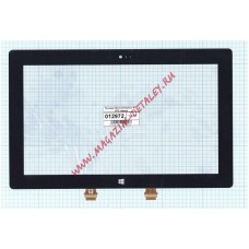 Сенсорное стекло (тачскрин) для Microsoft Surface RT2 1572 черный