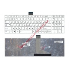 Клавиатура для ноутбука Toshiba Satellite l50d-a l70-a s50-a s50d-a s70d-a белая