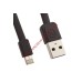 USB кабель WK 2 в 1 WDC-009 Apple 8 pin, Micro USB черный