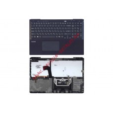 Клавиатура (топ-панель) для ноутбука Sony VAIO SVS15 черная с подсветкой