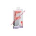 Защитная крышка "LP" для iPhone 7/8 "Glass Case" с белой рамкой (прозрачное стекло/коробка)