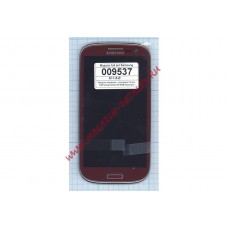 Дисплей (экран) в сборе с тачскрином full set для Samsung Galaxy S3 I9300 GT-I9300 Galaxy S3 LaFleur красный Garnet Red