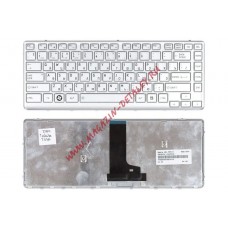Клавиатура для ноутбука Toshiba Satellite T230 T230D T235 T235D серебристая