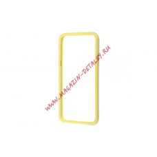 Чехол (накладка) LP Bumpers для Apple iPhone 6, 6s, желтый, прозрачный