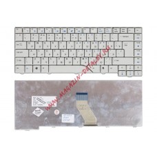 Клавиатура для ноутбука Acer Aspire 4520 4520g 4720 4720g 5520 5520g 5720 5920 5920g белая (светло серая)
