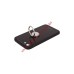 Защитная крышка "LP" для iPhone 7/8 "Glass Case" с кольцом (черное стекло/коробка)