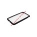 Защитная крышка "LP" для iPhone 7/8 "Glass Case" с черной рамкой (прозрачное стекло/коробка)