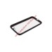 Защитная крышка "LP" для iPhone 7/8 "Glass Case" с черной рамкой (прозрачное стекло/коробка)