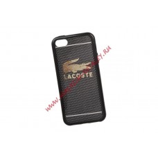 Силиконовый чехол Lacoste для Apple iPhone 5, 5s, SE черный