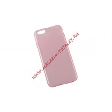 Силиконовый чехол LP для Apple iPhone 6, 6s TPU розовый