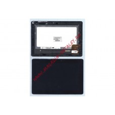 Дисплей (экран) в сборе (матрица N101ICG-L21 rev. C1+тачскрин) для Asus Transformer TF300 без ревизии черный с рамкой