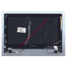 Крышка в сборе для ноутбука Lenovo Ideapad S210 черная