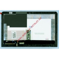 Дисплей (экран) в сборе с тачскрином для Lenovo ThinkPad X1 Helix черный с рамкой